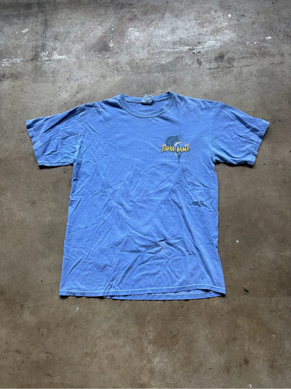 Comfort Colors Flora-Bama Short Sleeve Tee - Light Blue